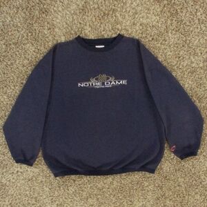 Notre Dame Navy Crewneck Sweater